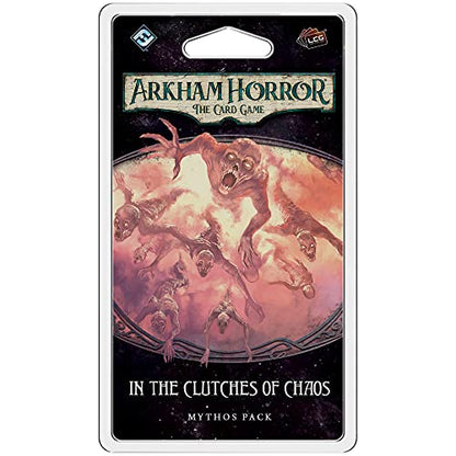 Arkham Horror The Card Game In the Clutches of Chaos MYTHOS PACK - Battle Reality-Bending Breaches! Cooperative Living Card Game, Ages 14+, 1-4 Players, 1-2 Hour Playtime, Made by Fantasy Flight Games - style: In the Clutches of Chaos