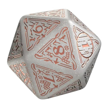 The Hobbit Jumbo Spindown D20 Radiant Die by Q-Workshop | Large Middle-Earth Inspired Life Counter, Premium Engraved Map Design | Easy-Read Numbers | Durable Gaming Dice for TCGs, RPGs & Tabletop Play