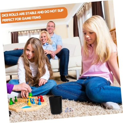 Hemoton 8pcs Plastic Dice Cup Cup Lid Dice Tower Holder Case for Bar Ktv Entertainment