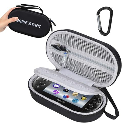worfty Storage Case for PS Vita 1000/2000, Carrying Bag Compatible with PSVita PS Vita Slim Travel Bag(Case Only) (Game Start (Black))