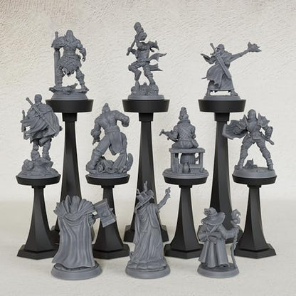 AUSPDICE Human Occupations Miniatures Set, Unpainted DND Miniatures-AS827 | RPG Tabletop Gaming Figures, Human Miniatures for Dungeons and Dragons, TTRPG Role Playing, Game Masters and RPG Accessories