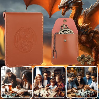 Hollow Bard Pocket Watch Dice Set, Metal Mini Dice, DND Gifts with Dice Bag | Bronze Tiny Dice, DND Stuff for Role Playing Games, DND Starter Set, 7pcs Polyhedral Metal Dice Set for Game Night, Bard Gift - color: Bard Dice Set