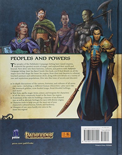 Pathfinder Campaign Setting: Inner Sea Races