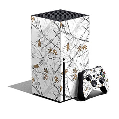 MightySkins Skin Compatible with Xbox Series X Bundle - Conceal Snow | Protective, Durable, and Unique Vinyl Decal wrap Cover | Easy to Apply and Change Styles | Made in The USA - color: Conceal Snow