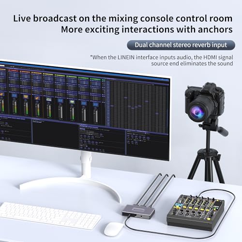Video Capture Card, 4K60HzUSB3.1 HDMI Capture Card for Streaming4K 60FPS, Compatible with iPad Mac OS Windows, Quest 3, OBS, PS5/4, Switch2/1, Xbox, Camera - color: G3