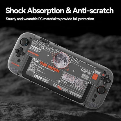 GeekShare Hard Case Compatible with Nintendo Switch 2 (2025), Anti-Scratch Dockable Protective Cover for Switch 2 with Detachable Joysticks, The Moon - color: The Moon-Black