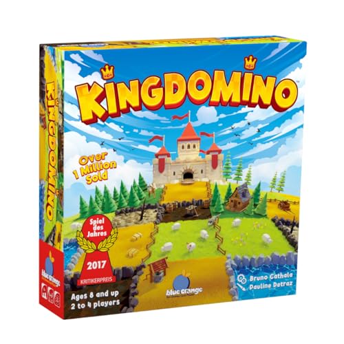 Blue Orange Games Kingdomino Award Winning Family Strategy Board Game, 2-4 players - style: Single