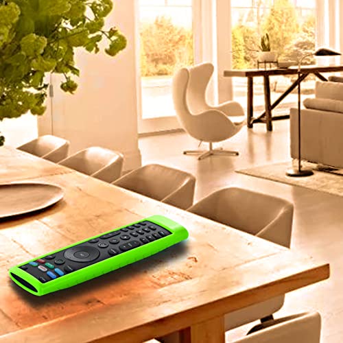 Cover for Vizio Remote, Compatible with Vizio Remote Case XRT136 / XRT140 D Series Universal Smart TV Control Replacement Silicone Skin Sleeve Glow in The Dark - color: Glow Green