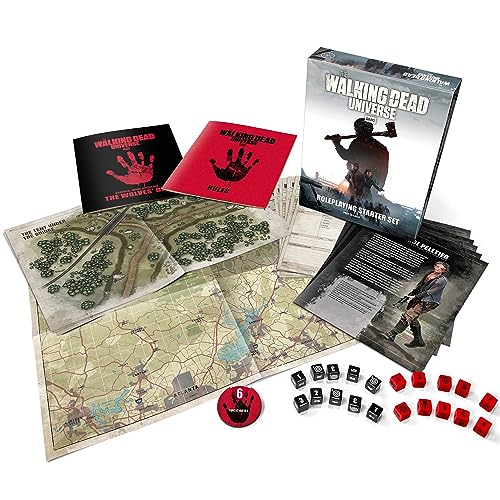 The Walking Dead Universe RPG: Starter Set - Boxed Set - Everything You Need To Get Started, Roleplaying, Horror, Free League Publishing - style: Thematic