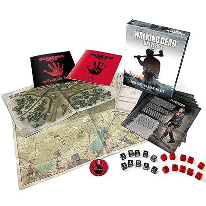 The Walking Dead Universe RPG: Starter Set - Boxed Set - Everything You Need To Get Started, Roleplaying, Horror, Free League Publishing - style: Thematic