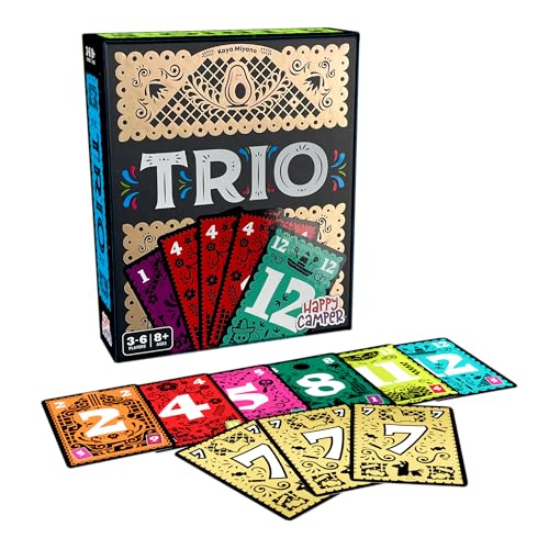 Happy Camper - Trio | Hottest New Family Game | Award-Winning | Game-of-The-Year | Great for Parties and Travel | 3-6 Players | Ages 8+