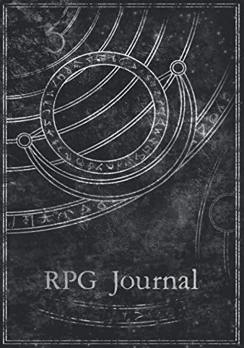 RPG Journal: Tabletop Game Notebook for role playing gamers to create characters, track inventory, keep marketplace notes, log NPCs, and map terrain, buildings and dungeon layouts
