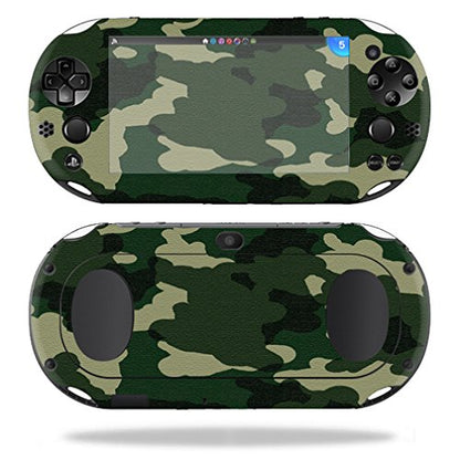 MightySkins Skin Compatible with Sony PS Vita (Wi-Fi 2nd Gen) wrap Cover Sticker Skins Green Camo