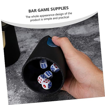 Kisangel 1pc Stylish Plastic Dice Cup for Ktv and Bar Games Compact and Easy to Clean Dice Storage Container for Parties and Family Gatherings Fun Entertainment Accessory