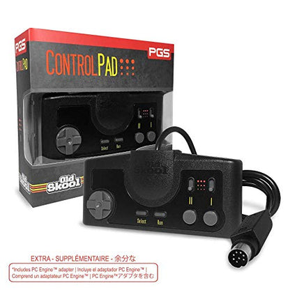 Old Skool TurboGrafx 16 & PC ENGINE CONTROLLER | For PC, TurboGrafx 16, PC Engine, Controller Accessory