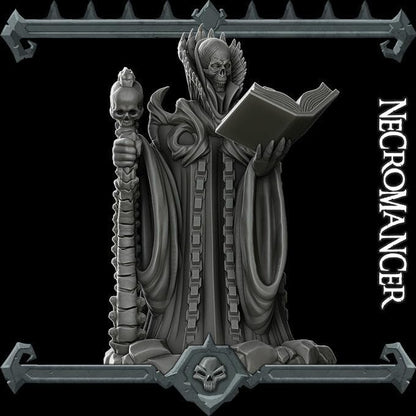 Generic Xzalthar The Eternal | Lich | Necromancer | Undead Miniature for Tabletop Games Like D&D and War Gaming Large, Gray, 02N005-1 - size: Large