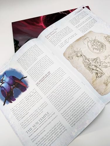 Cubicle 7 Broken Weave Gamesmaster Screen - RPG Board Card Game Accessory and The Titan’s March Book- For 1+ Players and Ages 14+