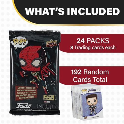 UCC Distributing Funko Pop Marvel Trading Card Box - 24 Packs Per Box/Factory Sealed