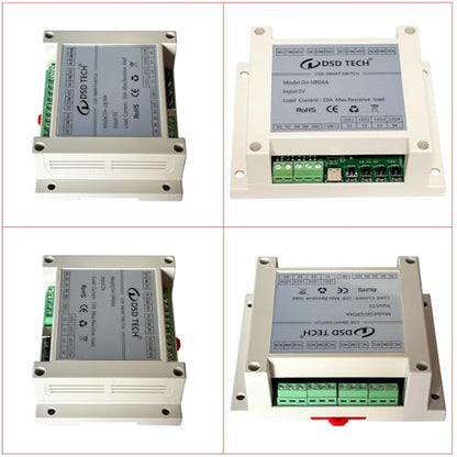 DSD TECH SH-UR04A 4-Channel USB Powered Relay Module for PC & Mac(4CH) - size: 4CH