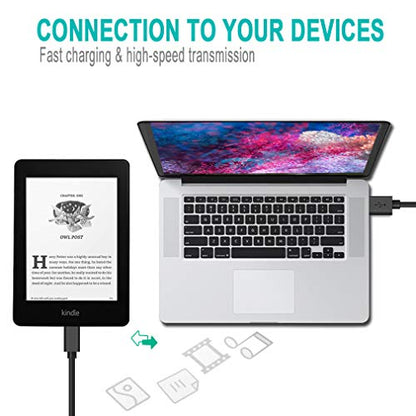 6FT Micro USB Cable,Fast Charger Compatible with Fire HD Tablet,X-Box One,Dual-Shock 4,PS4 Controller Charging Cord for Samsung Fire Stick,Android Wire for Kindle,Moto E/E5/E6,for LG K8V K40 Phone