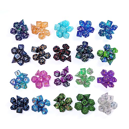 Mystery Dice Set D&D Random Mystery DND Dice Set for Tabletop Games | Multi-Styles, DM Gift, for Dungeons and Dragons Role Playing Games - color: Mystery-acrylic