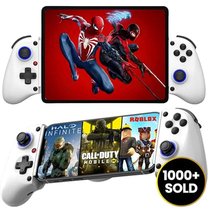 MAJESTECH [HOT NEW D11 Phone Controller For iPhone/Android/Tablet/iPad/Switch, Play Call of Duty, Roblox, Xbox Cloud, Wireless Bluetooth Mobile Gaming Controller iPhone 16 15 14 13 Samsung Google