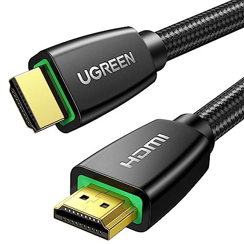 UGREEN 4K@60Hz HDMI Cable Braided High Speed Monitor Cable 6.6FT | 18Gbps, Ethernet Support, Compatible with UHD TV Computer Switch Xbox 360 PS5 PS4 Blu-ray - size: 6.6FT
