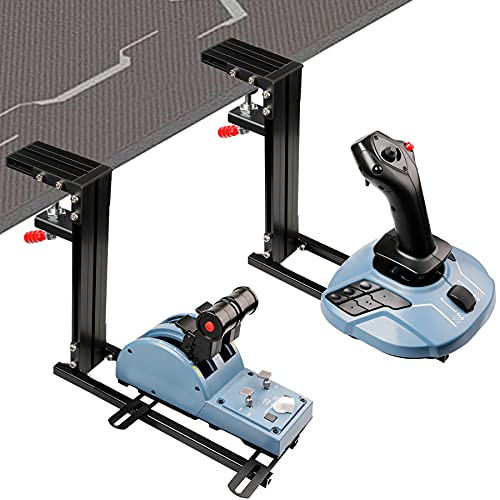 Hikig Desk Mount for Flight Sim Joystick, Throttle and HOTAS Systems - Fits Almost All Flight Sim Controllers (Game Devices Not Included) - Black