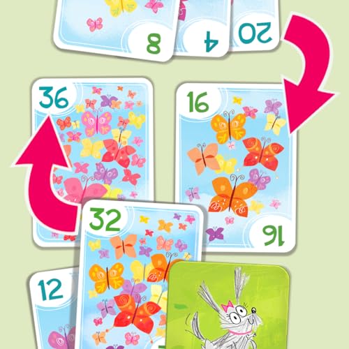 Melon Rind Jump 4, Math Game for Kids Learning Multiples of 4, Lively Puppy Themed Card Game, a Fun Math Activity for Boosting Confidence, Quick and Easy Screenless Fun, Ages 7+ - style: Multiples of 4