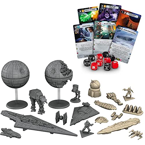 Asmodee Star Wars: Rebellion Board Game - Epic Galactic Empire vs Rebel Alliance Conflict, Tabletop Miniatures Strategy Game for Adults, Ages 14+, 2-4 Players, 3 Hour Playtime