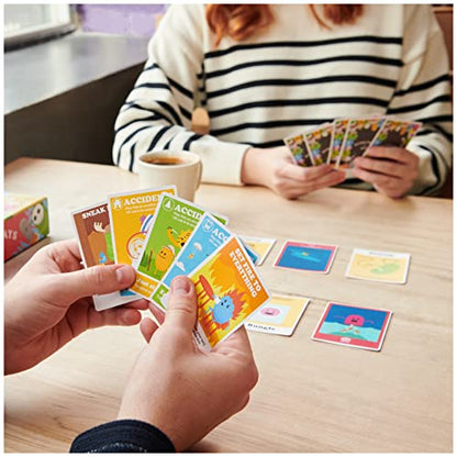 Spin Master Games Dumb Ways to Die Survival Strategy Party Card Game | Viral Meme, Cartoon Themed Survival Game, Be the Last Bean Standing to Win, Fun for Family Game Night, 2-5 Players, Ages 12+ - style: Modern