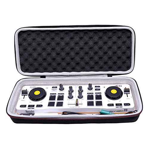 LTGEM DJ Controller Case for Hercules DJControl Mix/DJControl Starlight - Hard Storage Travel Protective Carrying Bag (Case Only) - size: Hercules DJControl Mix
