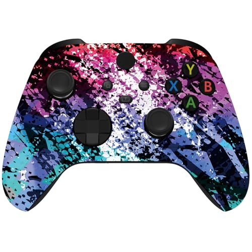 Custom Controllerzz Wireless Controller for Microsoft Xbox Series X/S & Xbox One - Custom Soft Touch Feel - Custom Series X/S Controller (X/S Digital Mirage) - color: X/S Digital Mirage