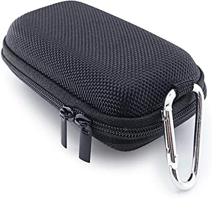 USB Flash Drive Case Bag, EVA Shockproof, Pressure Proof and Waterproof Hard Carrying Travel Case Bag for USB Cable, Earphones, Memory Cards, U Disk, Keys, Money - Black