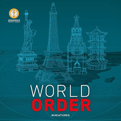 World Order: Miniature Pack - 93 Collectible Pieces, 3D Printed, Board Game Upgrade Components, Tanks, Monuments, Markers, Add-On Accessory Set - style: Miniature Pack