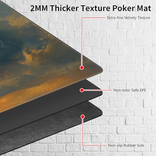 Playmats 27.5 x 15.7in(TCG MTG Trading Cards,Free Storage Bags,Waterproof Non-Slip Rubber Backing,Stitched Edges)- American Eagle - color: American Eagle, size: 27.5"×15.7" Regular