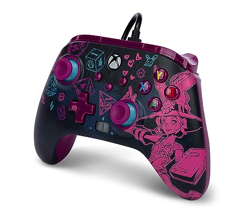 PowerA Enhanced Wired Controller for Xbox Series X|S - Tiny Tina's Wonderlands, Xbox Controller with Detachable 10ft USB Cable, Mappable Buttons and Rumble Motors, Officially Licensed for Xbox - color: Tiny Tina's Wonderlands