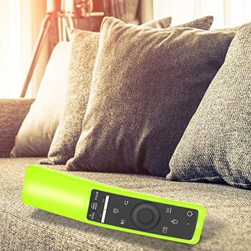 Case Compatible with Samsung Smart TV Remote Controller BN59 Series, Light Weight Silicone Cover Protector Shockproof Anti-Slip Remote Skin Sleeve - Green Glow in The Dark - color: Glow Green