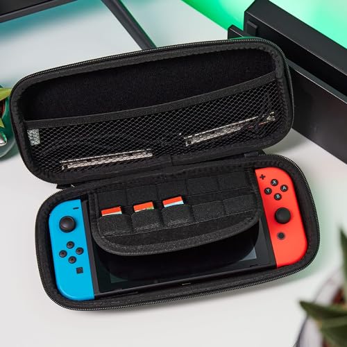 Numskull Teenage Mutant Ninja Turtles Hard Shell Travel Case for Nintendo Switch and OLED Model Console - Fits 10 Games and Switch Accessories - color: TMNT