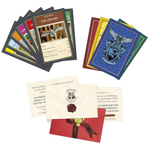 Hasbro Gaming Monopoly Harry Potter Edition Board Game | A Magical Adventure at Hogwarts | Ages 8 and Up | 2 to 6 Players | Family Games | Gifts for Kids and Adults