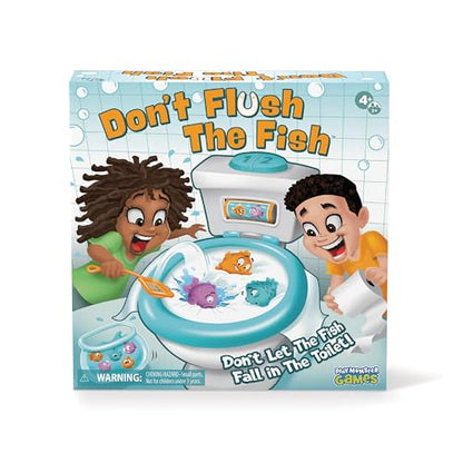 Don't Flush the Fish Board Games for Family Game Night for Kids and Adults | Family Game, Kids Games, Multi-Player, Board Games for Family Night, Preschool Toys, Hand-Eye-Coordination Game