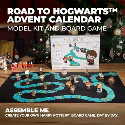 UGEARS Harry Potter Advent Calendar 2025 Road to Hogwarts – 3D Wooden Puzzles for Adults with 16 Figurines, 60 Game Board, 24 Secret Envelopes – Christmas Advent Calendar 2025 Harry Potter Gifts - style: Harry Potter Advent Calendar