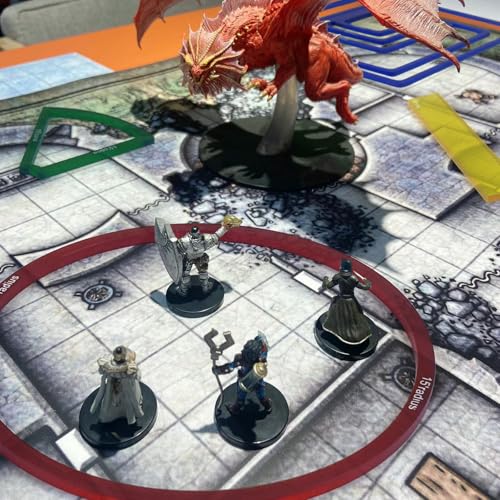 15 Pcs Area of Effect Spell Templates, DND Spell Templates, Acrylic Spell AOE Damage Template Set, Include 5 Cube 4 Circle 2 Cone 4 Line Templates, Tabletop RPG Gaming Accessories.
