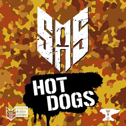 Word Forge Games: SAS Rogue Regiment - Hot Dogs Expansion - Strategy Board Game, WWII Stealth Action, Military Theme, Ages 14+, 1-4 Players, 60 Min - style: Hot Dogs