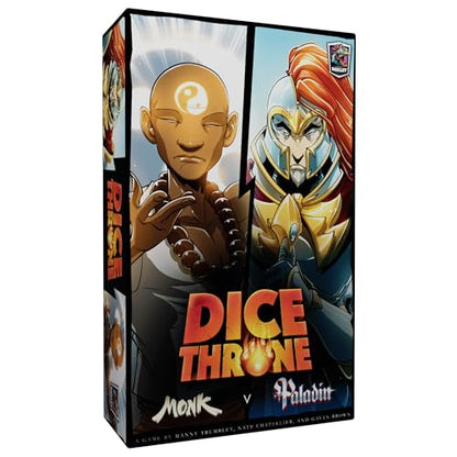 Dice Throne Box Game - Strategic Dice & Card Battler (Monk v Paladin) - style: Monk v Paladin