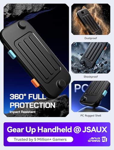 JSAUX Hard Carrying Case for Nintendo Switch 2, PC Hard Protective Shell | Drop Protection, Impact Resistant, Multi-Layer Cushion, 10 Game Card Slots, Charge-in-Case Design
