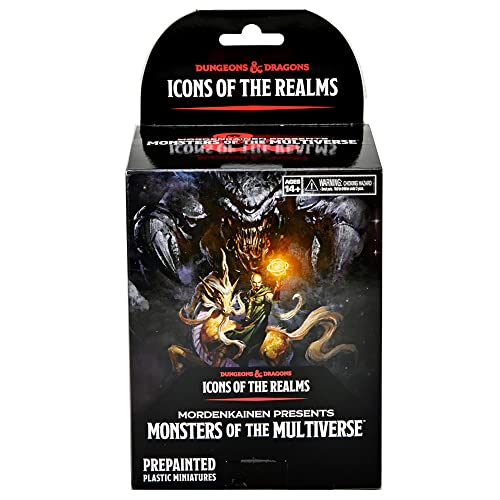 WizKids -Games D&D Icons of The Realms Miniatures: Booster Mordenkainen Presents Monsters of The Multiverse (Set 23) - Single Booster - 4 Pre-Painted Miniatures, Randomly Assorted