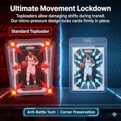 DEDC 400ct Card Sleeves Set - 200 Semi Rigid Card Holders and 200 Penny Sleeves for PSA Grading, Standard Size Card Saver 1 and Soft Trading Card Protectors for Baseball Basketball Sports Cards - size: 200 Semi Rigid & 200 Penny Sleeves
