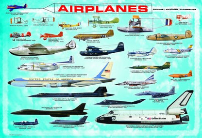 EuroGraphics Airplanes 100 Piece Puzzle (Small Box) Puzzle - size: 100 Piece Puzzle, style: EuroGraphics Airplanes 100 Piece Puzzle (Small Box) Puzzle