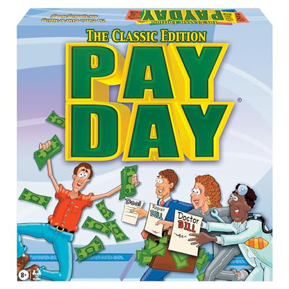 Winning Moves The Game of Pay Day, Make & Spend Money for Fun | Popular 1970's Artwork, 2-4 Players, Ages 8+